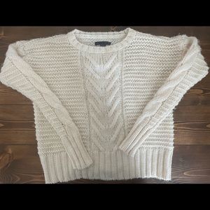 American Eagle cream knitted sweater size Extra Small